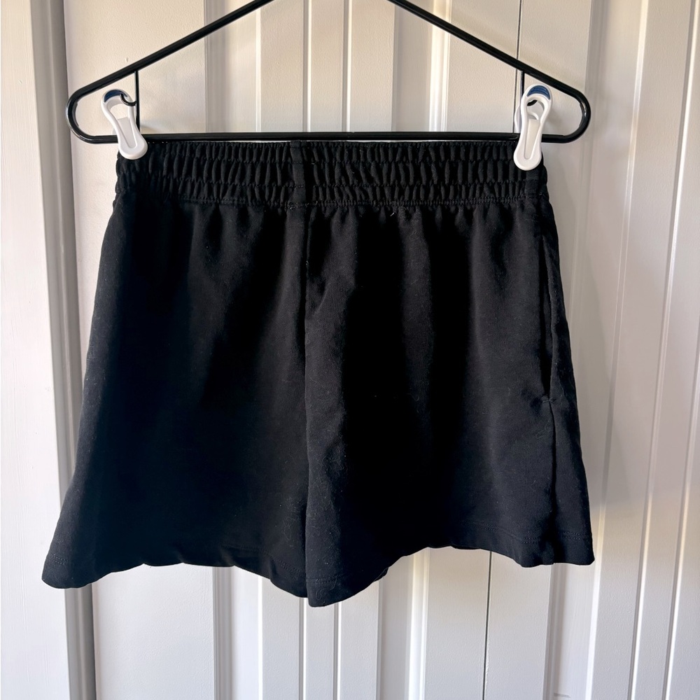 H&M black sweat shorts, size small - Picture 3 of 3